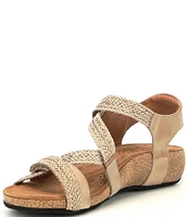 Taos Footwear Trulie Woven Leather Sandals