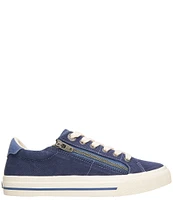 Taos Footwear Z-Soul Canvas Oxford Zip Detail Sneakers