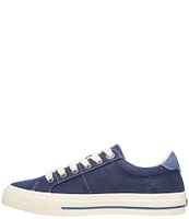 Taos Footwear Z-Soul Canvas Oxford Zip Detail Sneakers