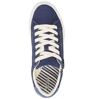 Taos Footwear Z-Soul Canvas Oxford Zip Detail Sneakers