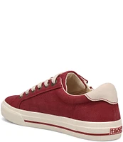 Taos Footwear Z-Soul Canvas Oxford Zip Detail Sneakers