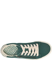 Taos Footwear Z-Soul Canvas Oxford Zip Detail Sneakers