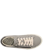 Taos Footwear Z-Soul Canvas Oxford Zip Detail Sneakers