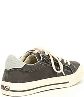 Taos Footwear Z-Soul Canvas Oxford Zip Detail Sneakers