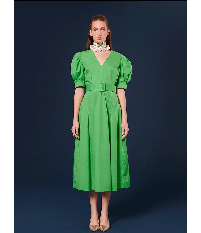tara jarmon green dress Tara Jarmon