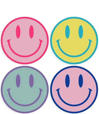 Tart by Taylor All Smiles Acrylic Coasters, Set of 4