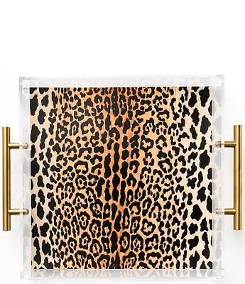 Tart by Taylor Leopard Print Large Acrylic Tray