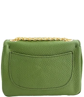 Taxidermy Pebbled Leather Micro Crossbody Bag