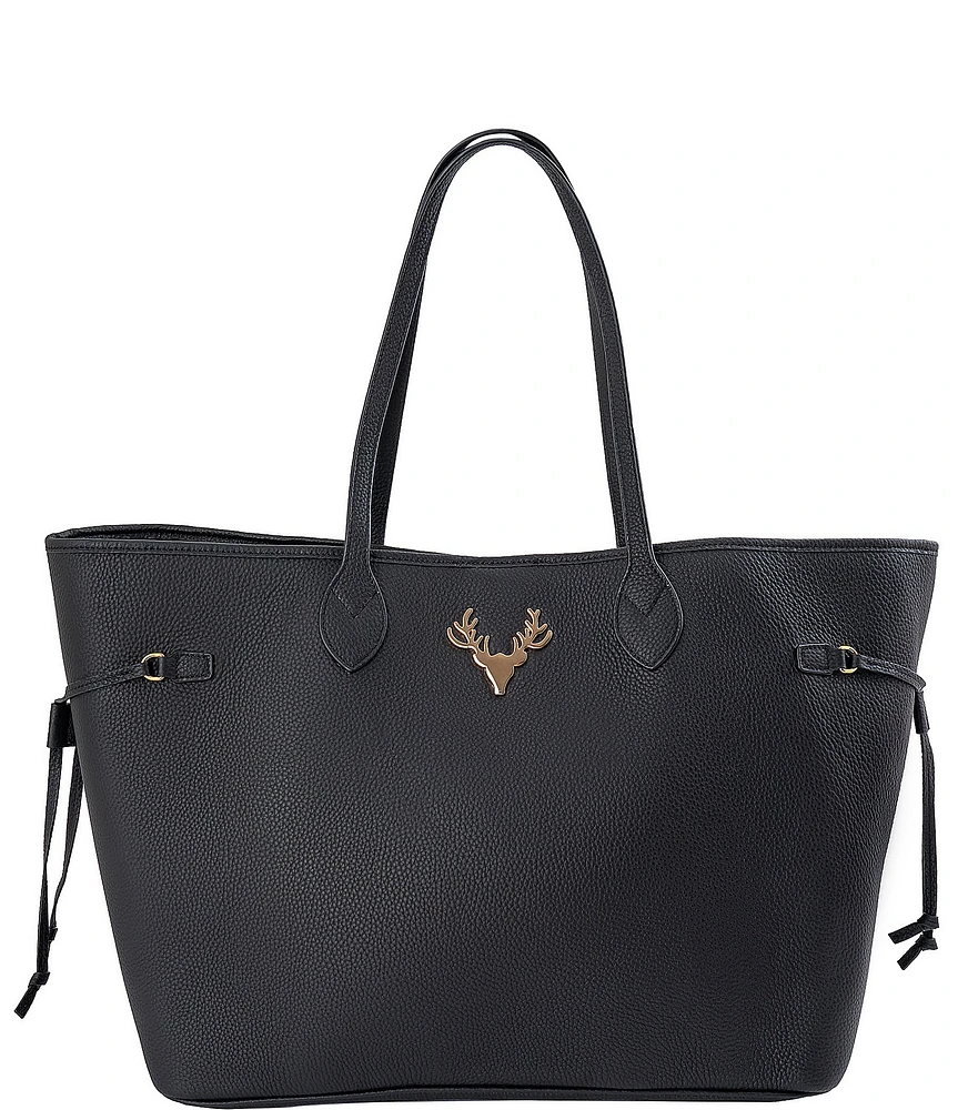 Taxidermy Liz Large Pebble Leather Tote Bag