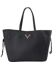 Taxidermy Liz Large Pebble Leather Tote Bag