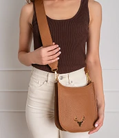 Taxidermy Sayre Leather Mini Sling Crossbody Bag