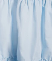 TCEC Ruffle Sleeve Bow Mini Dress