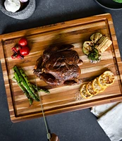 Teakhaus Professional Carving Board with Juice Canal