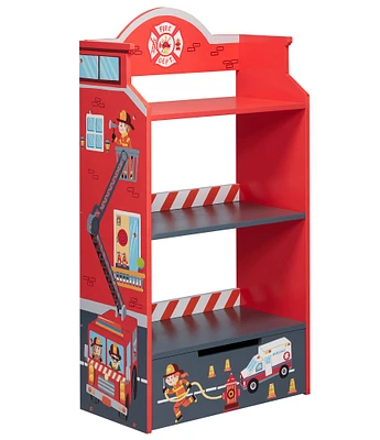 Teamson Kids Fire Fighter Bookshelf