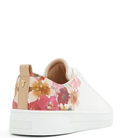 Ted Baker London Alison Leather Lace-Up Floral Sneakers