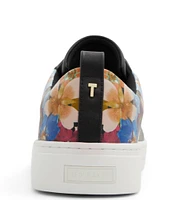 Ted Baker London Alison Leather Lace-Up Floral Sneakers