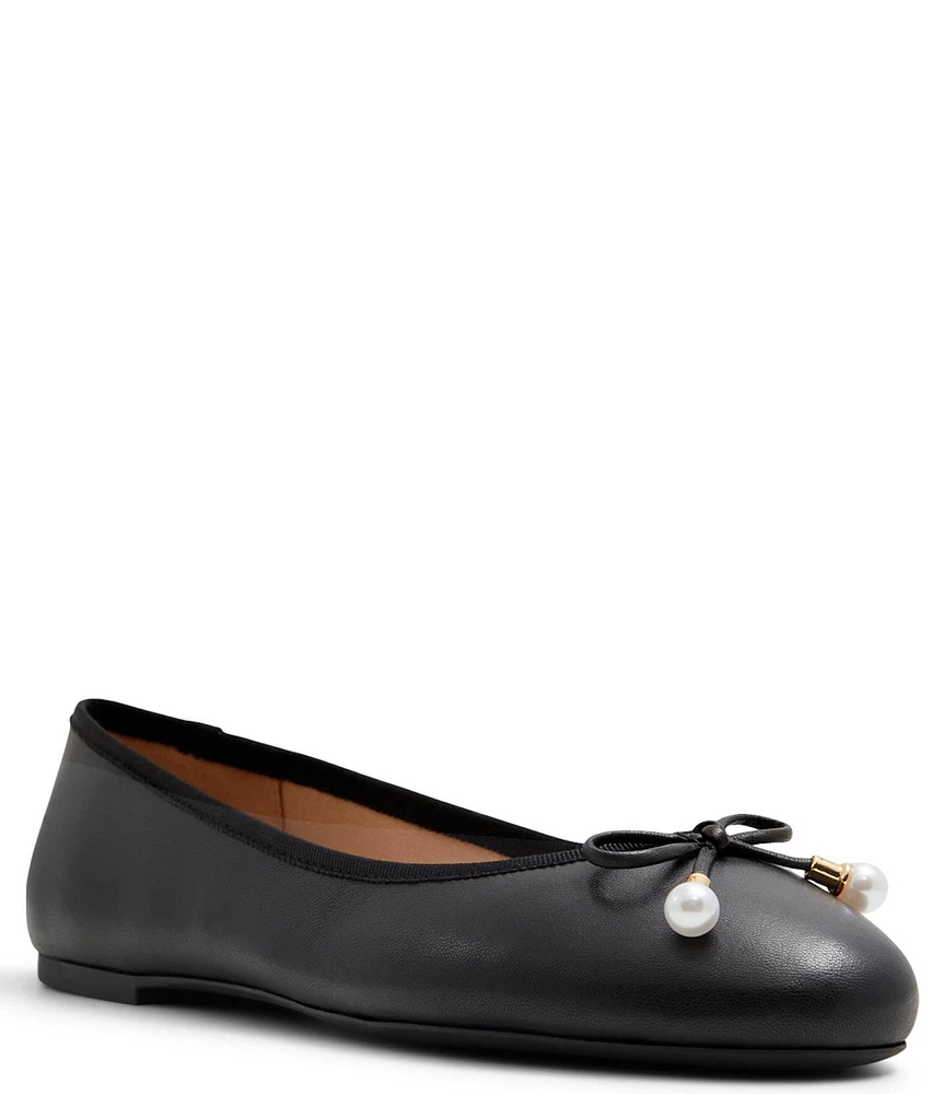 Ted Baker London Ava Icon Leather Ballet Flats