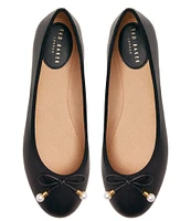 Ted Baker London Ava Icon Leather Ballet Flats