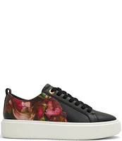 Ted Baker London Avery Floral Leather Platform Sneakers