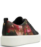 Ted Baker London Avery Floral Leather Platform Sneakers