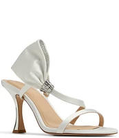 Ted Baker London Belle Satin Embellished Bow Dress Sandals