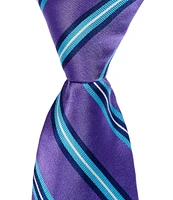 Ted Baker London Brokesley Satin Stripe 3 1/8#double; Silk Tie