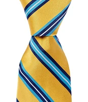 Ted Baker London Brokesley Satin Stripe 3 1/8#double; Silk Tie