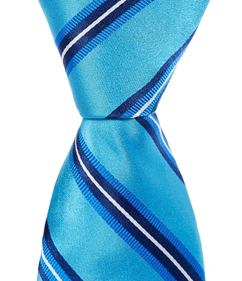 Ted Baker London Brokesley Satin Stripe 3 1/8#double; Silk Tie