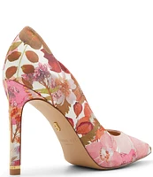 Ted Baker London Camille Floral Print Satin Pumps