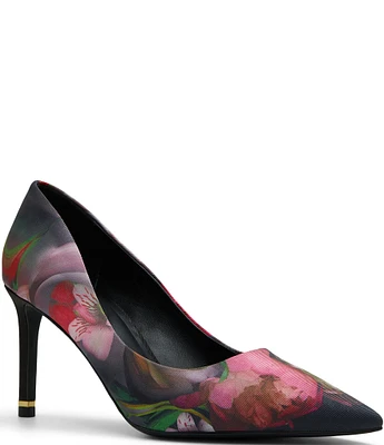 Ted Baker London Charlotte Floral Satin Pumps