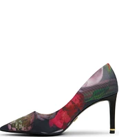 Ted Baker London Charlotte Floral Satin Pumps