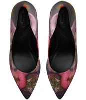 Ted Baker London Charlotte Floral Satin Pumps