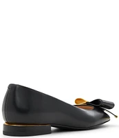 Ted Baker London Daria Leather Bow Dress Flats