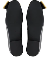 Ted Baker London Daria Leather Bow Dress Flats