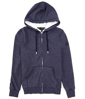 Ted Baker London Fused Fleece Full Zip-Thru Lounge Hoodie