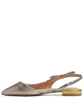 Ted Baker London Jane Leather Bow Slingback Flats