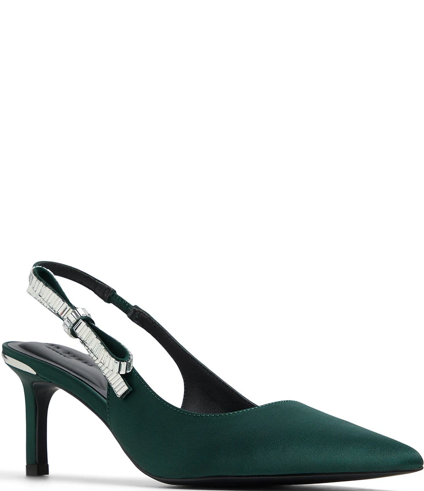 Ted Baker London Janie Bow Satin Slingback Pumps