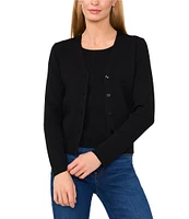 Ted Baker London Knit V-Neck Long Sleeve Button Front Cardigan