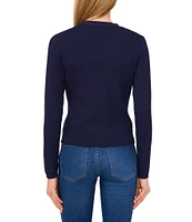 Ted Baker London Knit V-Neck Long Sleeve Button Front Cardigan