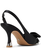 Ted Baker London Lola Satin Bow Slingback Pumps