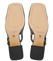 Ted Baker London Mia Icon Leather Slingback Pumps