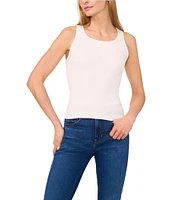 Ted Baker London Ribbed Knit Scoop Neck Sleeveless Tank