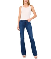 Ted Baker London Ribbed Knit Scoop Neck Sleeveless Tank