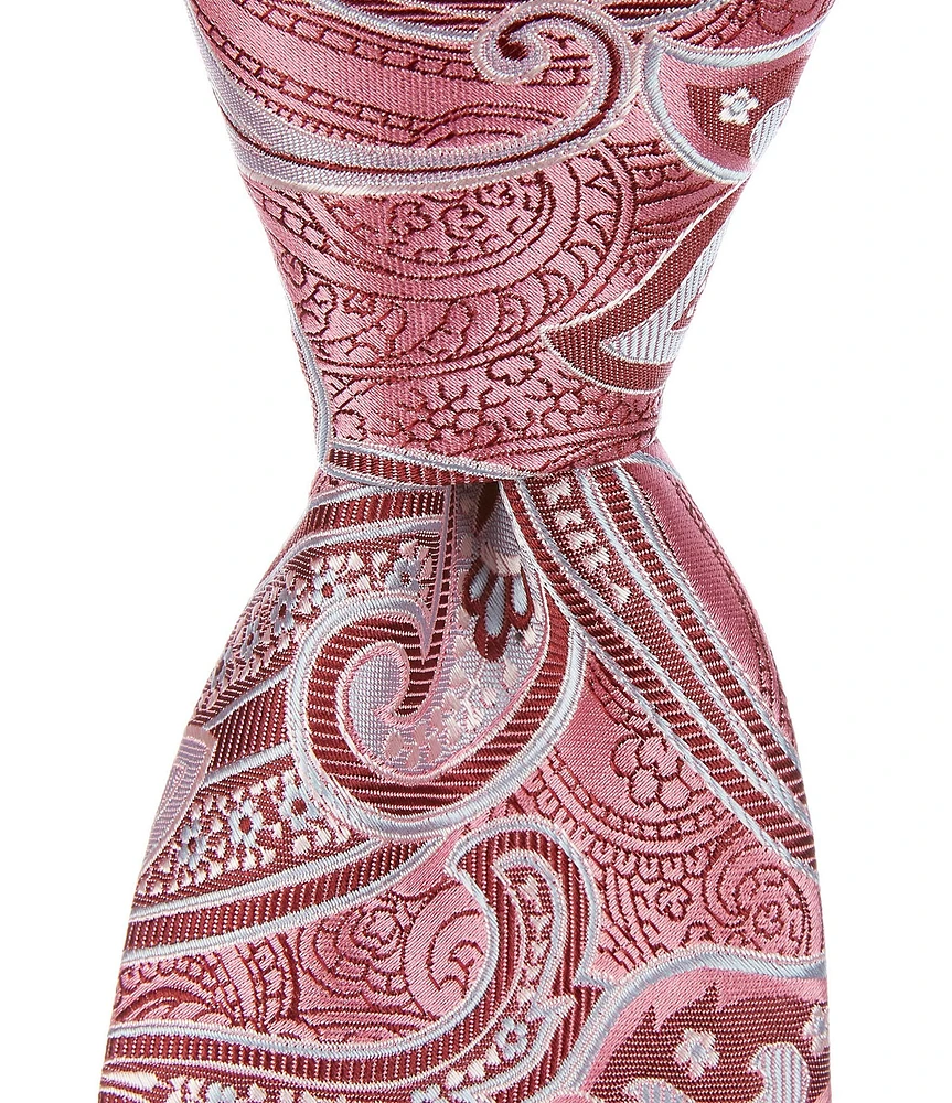 Ted Baker London Sheppard Paisley-Print 3 1/4#double; Silk Tie