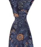 Ted Baker London Whalley Floral-Print 3 1/4#double; Silk Tie