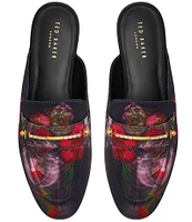 Ted Baker London Zola Icon Satin Floral Mules