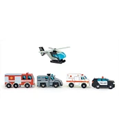 Tender Leaf Toys Emergency Vehicles Set