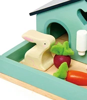 Tender Leaf Toys Pet Rabbit Wooden Toy Set