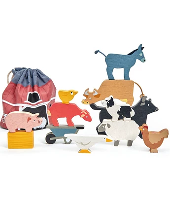 Tender Leaf Toys Stack Farmyard Wooden Toy Set