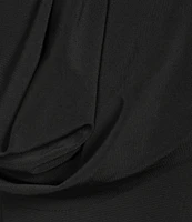 Terani Couture Halter Neck Sleeveless Jersey Column Gown